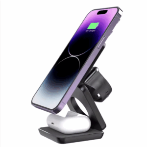 Foldable magnetic charge station T1