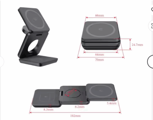 Foldable magnetic charge station T1 - Image 2